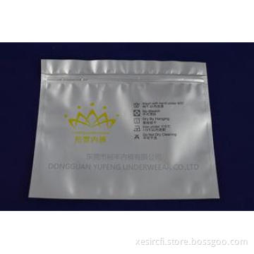 Anti - Static Aluminium Foil Zipper Pouch Packaging / Flat
